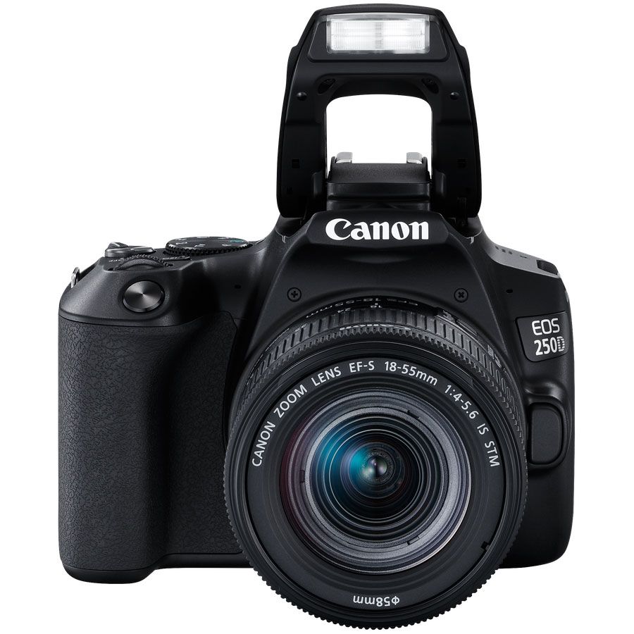 Canon EOS 250D BK 18-55 + 75-300 EU26 (Double Kit) Camera