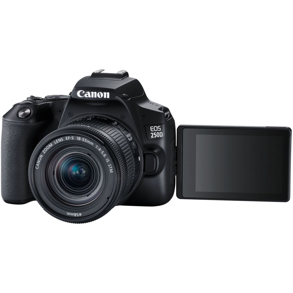 Canon EOS 250D BK 18-55 + 75-300 EU26 (Double Kit) Camera