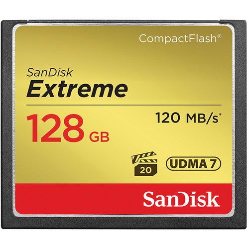 Sandisk Extreme CF 128GB. 120MB/s. 800X