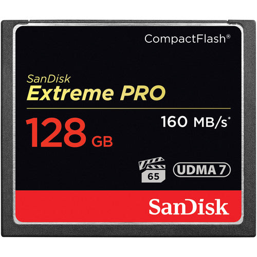 Sandisk Extreme Pro CF 128GB. 160MB/s. 1067X