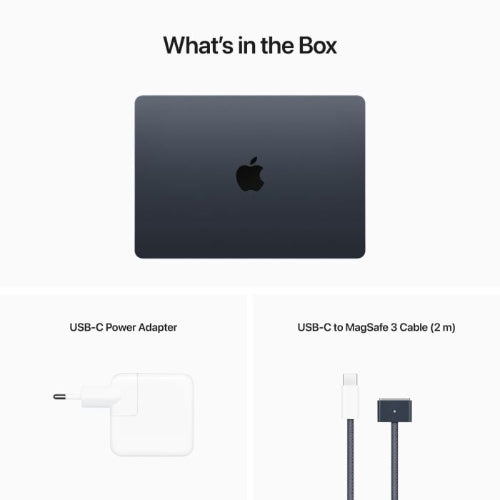 Apple 13-inch MacBook Air: Apple M2 chip with 8-core CPU and 8-core GPU. 16GB. 256GB - Midnight