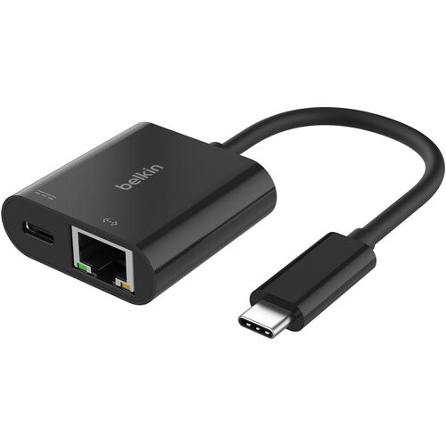 Belkin  Connect USB-C to Ethernet Adapter with Power Delivery Port up to 100 Watt Power Delivery