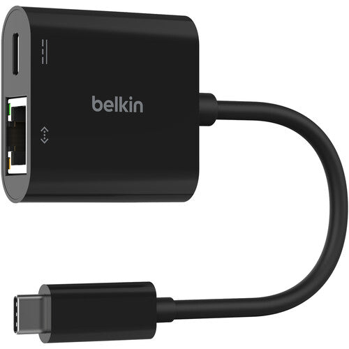 Belkin  Connect USB-C to Ethernet Adapter with Power Delivery Port up to 100 Watt Power Delivery