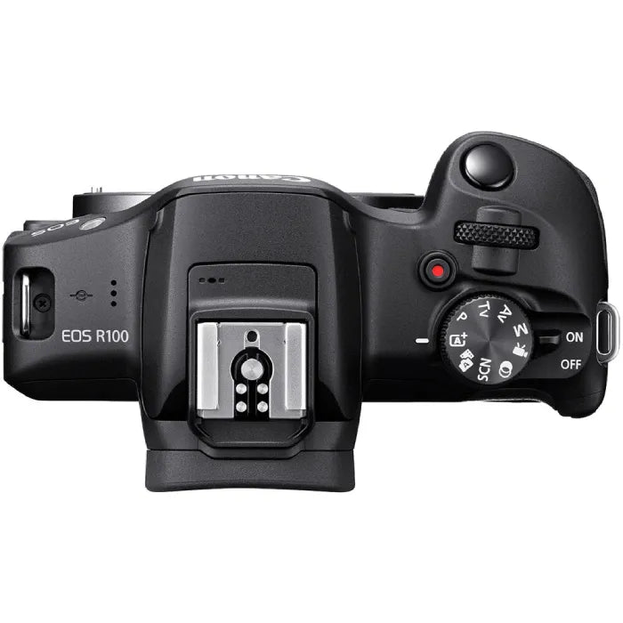 Canon EOS R100 Mirrorless Camera with RF-S 18-45mm Lens Travel Kit