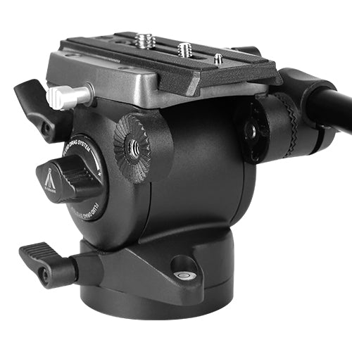 E-Image Fluid Head Flat base with max.payload 4kgs