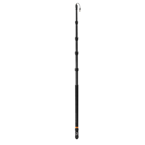 E-Image CARBON FIBER TELESCOPE BOOM WITH INTERNAL CABLE AND BOTTOM XLR BASE -6FT(1.8M)
