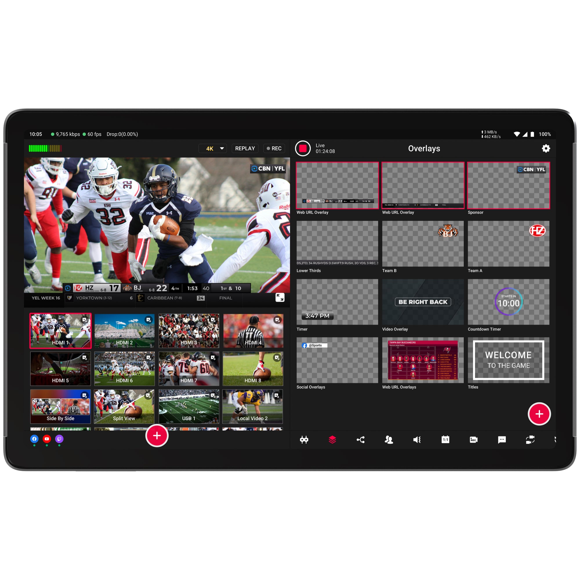 YoloLiv YoloBox Extreme 4K Multi-Camera Streaming Studio