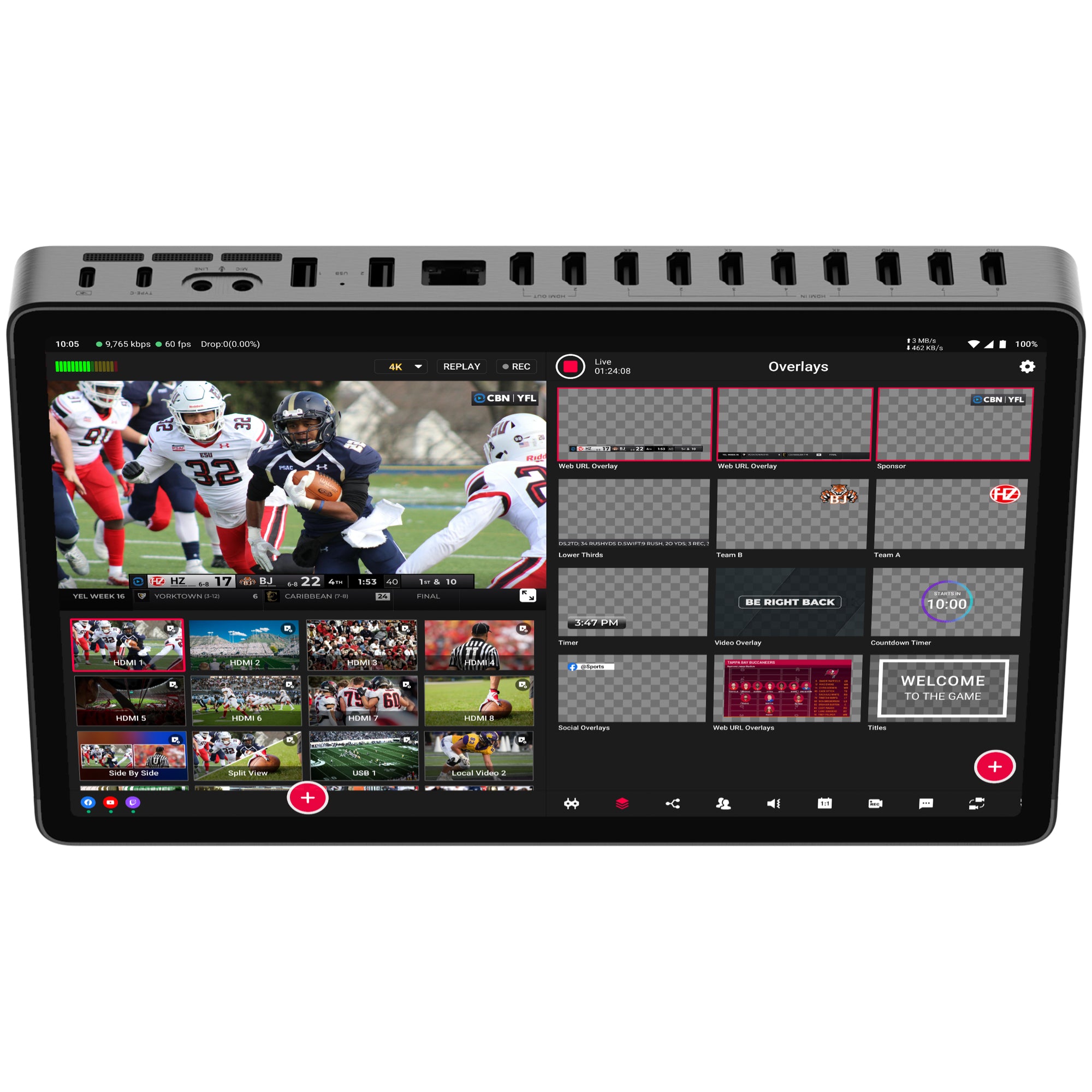 YoloLiv YoloBox Extreme 4K Multi-Camera Streaming Studio