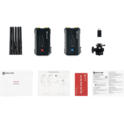Hollyland Pyro H 4K HDMI Wireless Video Transmission System (1TX + 1RX)