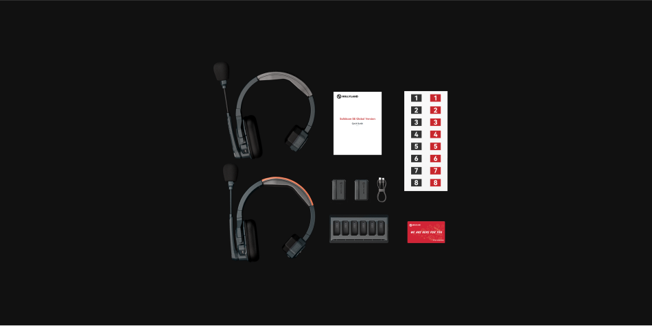 Hollyland Solidcom SE-Master Headset - Noise Cancelling Headset Intercom