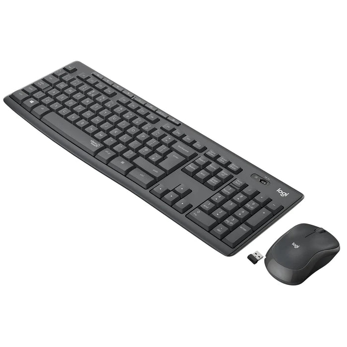 Logitech Wireless keyboard  and mouse Combo MK295 Desktop Silent (GRAPHITE)