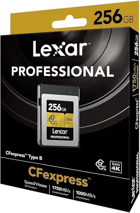 Lexar 256GB CF Express Type B - Gold Memory Card