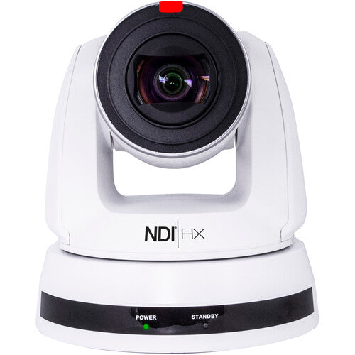 Marshall 4K (UHD30) NDI PTZ Camera with 4.6mm-135mm 30x Zoom – 3G-SDI, HDMI & NDI|HX2 Outputs (White)