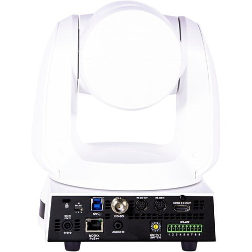 Marshall 4K (UHD60) NDI PTZ Camera with 6.5mm-202mm 30x Zoom – 12G-SDI, HDMI & NDI|HX Outputs (White) [Limited Quantaties]