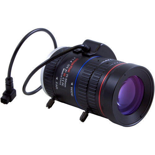 Marshall 11-50mm F1.4 8MP 4K/UHD CS Mount Auto-Iris Zoom Lens (AOV approx. 45-10°)