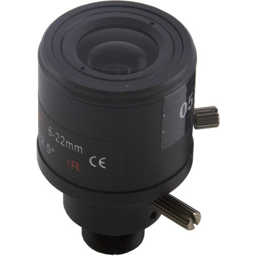Marshall 6-22mm F1.6 5MP M12 Mount Varifocal Lens (AOV approx. 46 - 16°)