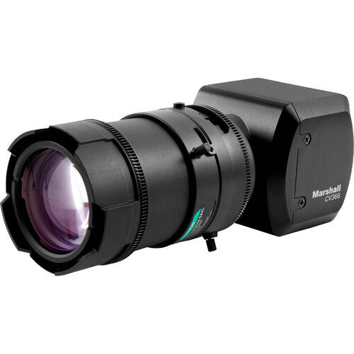 Marshall CV366 Genlock Compact Broadcast Camera with CS Lens Mount - 3G-SDI & HDMI Outputs