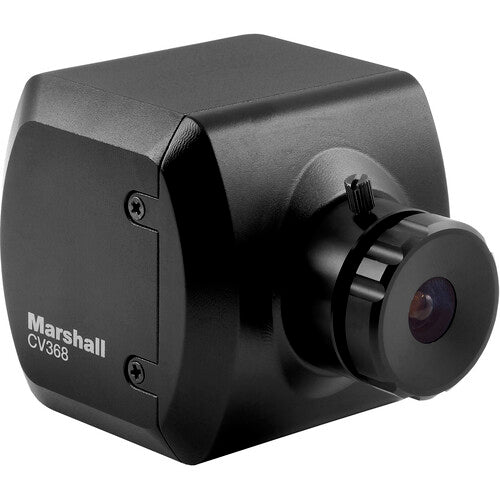 Marshall CV368 Global Shutter & Genlock Compact Broadcast Camera with CS Lens Mount – 3G-SDI & HDMI Outputs