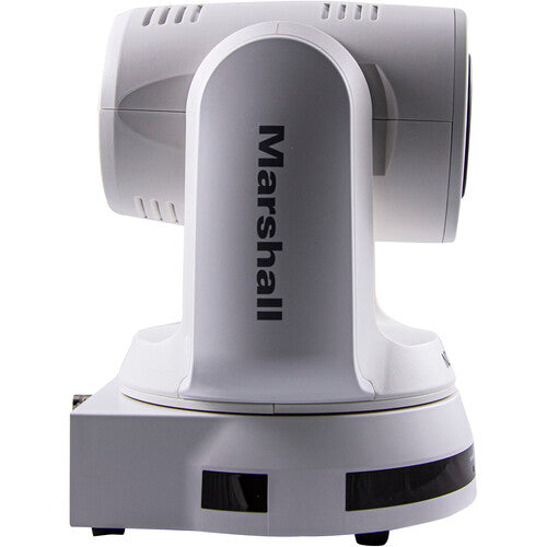 Marshall 4K (UHD60) NDI PTZ Camera with 6.5mm-202mm 30x Zoom – Full NDI, 12G-SDI & HDMI Outputs (White)