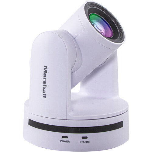 Marshall HD PTZ Camera with 3mm-15mm 5x Zoom – 3G-SDI & IP Outputs (White)
