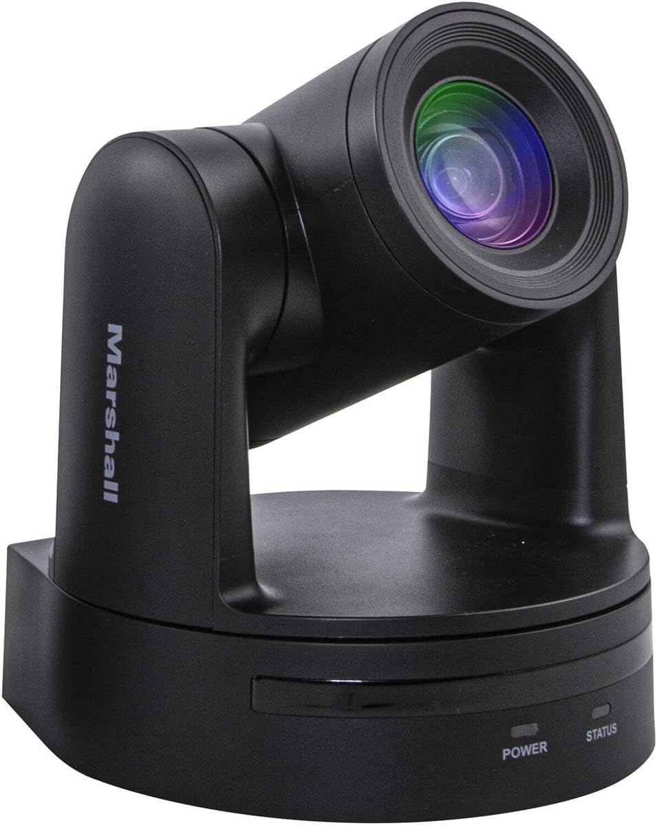 Marshall HD PTZ Camera with 3mm-15mm 5x Zoom – USB3.0, HDMI & IP Outputs (Black)
