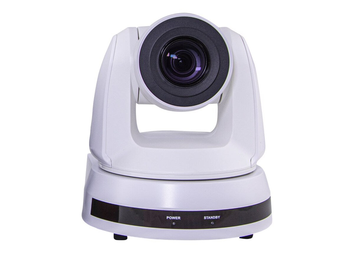 Marshall HD PTZ Track & Follow Camera with 5.3mm-110mm 20x Zoom – 3G-SDI, HDMI & IP Outputs (White)