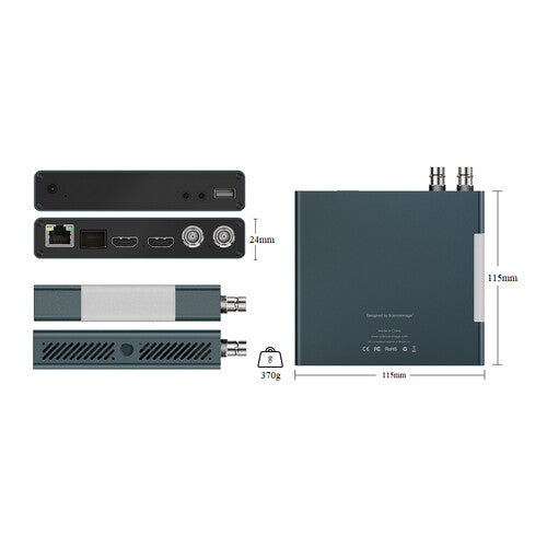 Science Image Full NDI Bi-Directional Encoder, Decoder & Converter with 12G-SDI & HDMI up-to 4K60p, w/Scroll Wheel