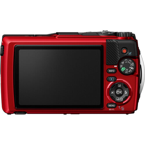 Olympus Systems Tough TG-7 Red Digital Camera
