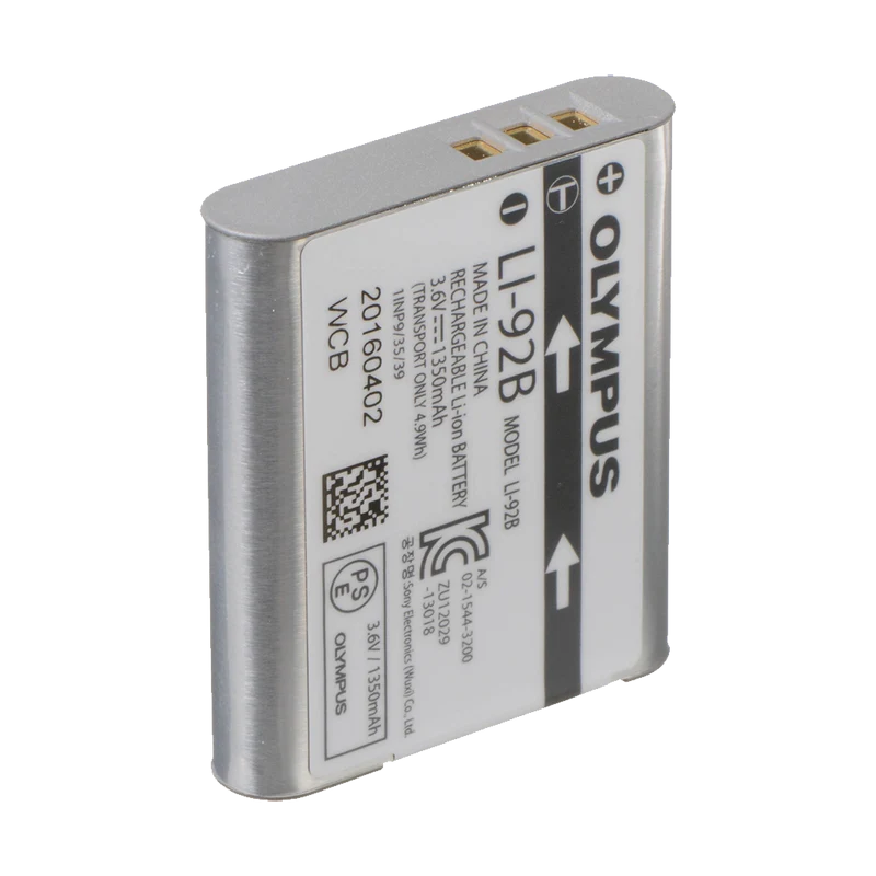 Olympus System Accessories LI-92B Lithium Battery For OM-TG-6,7