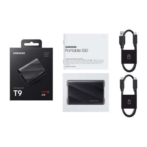 Samsung  T9 Portable SSD 4 TB. USB 3.2