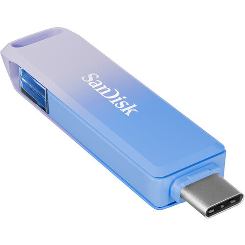 SanDisk Creator Phone Drive includes USB-Type C™ and Lightning connectors, 128GB