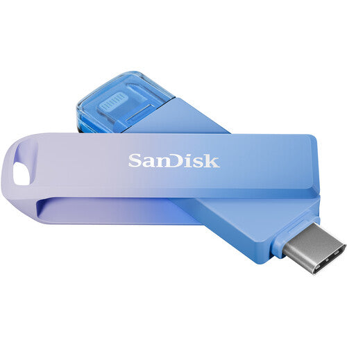 SanDisk Creator Phone Drive includes USB-Type C™ and Lightning connectors, 128GB