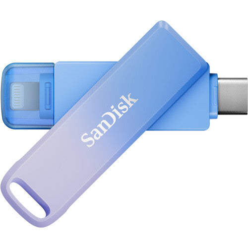 SanDisk Creator Phone Drive includes USB-Type C™ and Lightning connectors, 128GB