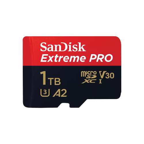 SanDisk Extreme Pro microSD UHS I Card 1TB 200MB/s Read, 140MB/s Write