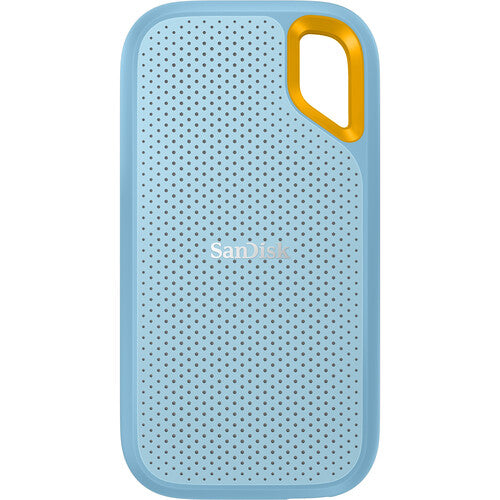 SanDisk Extreme Portable SSD 1050MB/s R, 1000MB/s W, PC, MAC, 2TB, 5Y Warranty, Sky Blue color