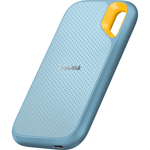 SanDisk Extreme Portable SSD 1050MB/s R, 1000MB/s W, PC, MAC, 4TB, 5Y Warranty, Sky Blue color