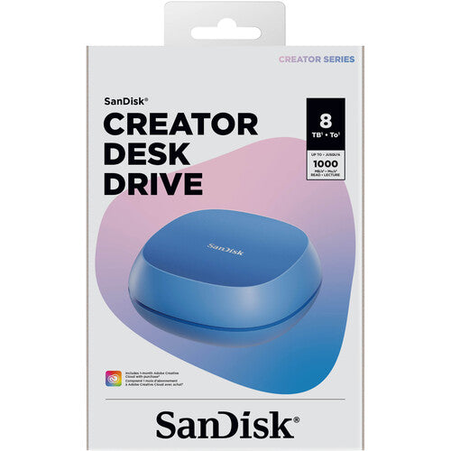 SanDisk Creator Desk Drive, 8TB , 1000MB/s Read & 900MB/s Write