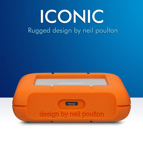 Seagate LaCie 2TB Rugged Mini USB-C Hard Drive
