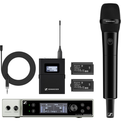 Sennheiser EW-DX MKE2/835-S SET Dual Channel Digital Wireless System