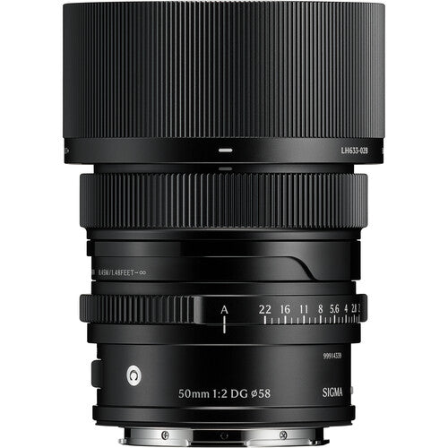 SIGMA LENS  50MM F/2 DG (C)  (BK) F/L-MOUNT