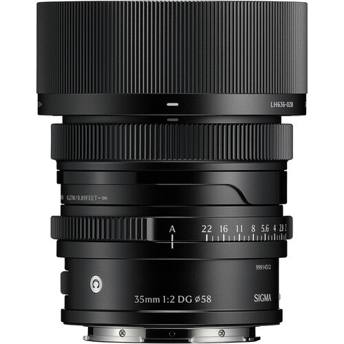 SIGMA LENS  35MM F/2 DG (C) (BK) F/L-MOUNT