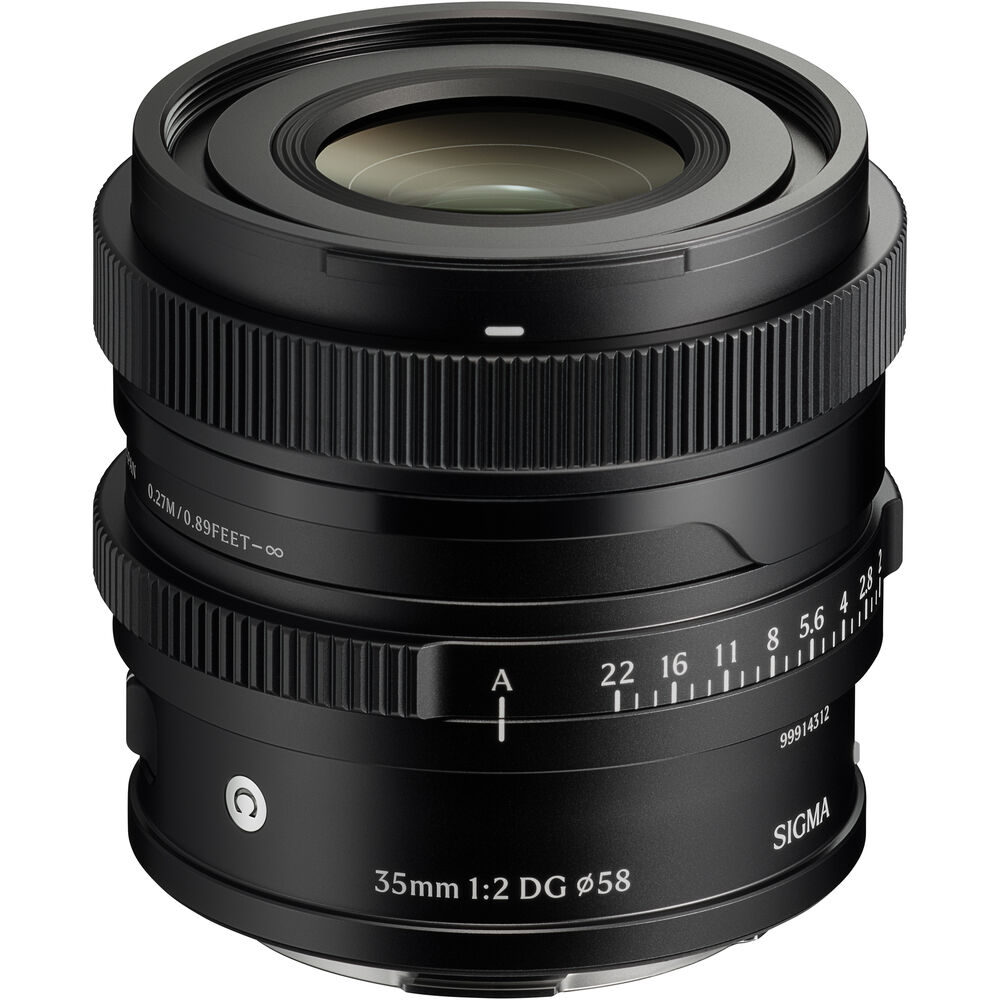 SIGMA LENS  35MM F/2 DG (C) (BK) F/L-MOUNT