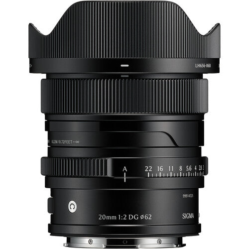 SIGMA LENS  20MM F/2 DG (C) (BK) F/L-MOUNT