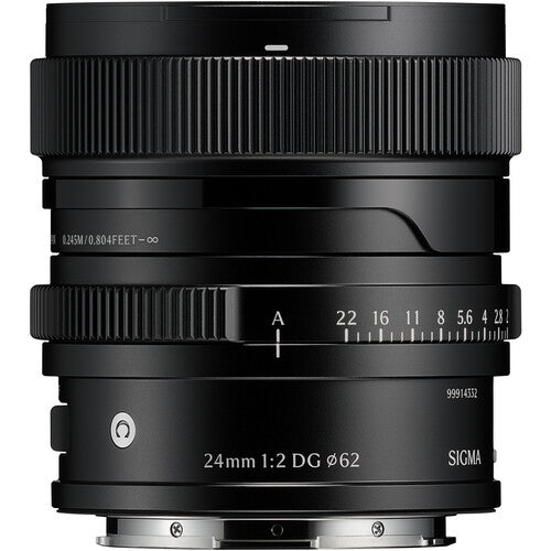 SIGMA LENS  24MM F/3.5 DG (C) (BK) F/L-MOUNT
