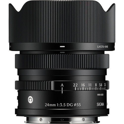 SIGMA LENS  24MM F/2 DG (C) (BK) F/L-MOUNT