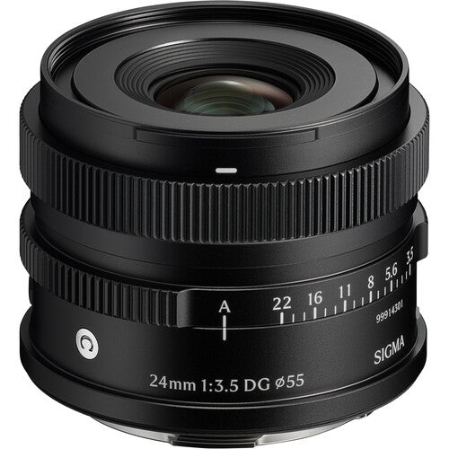 SIGMA LENS  24MM F/2 DG (C) (BK) F/L-MOUNT