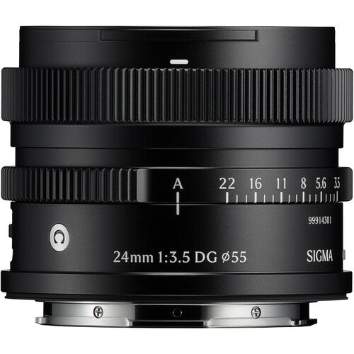 SIGMA LENS  24MM F/2 DG (C) (BK) F/L-MOUNT
