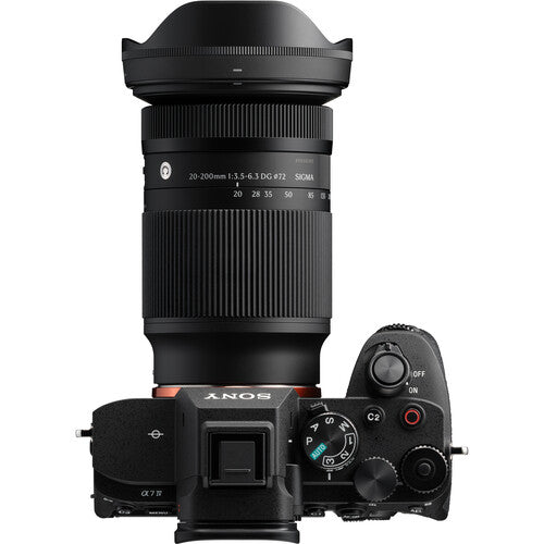 SIGMA LENS 20-200MM F/3.5-6.3 DG (C) F/SE