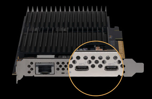 Sonnet Mcfiver 10G. 2 USB-C. Dual M.2 PCIE Card