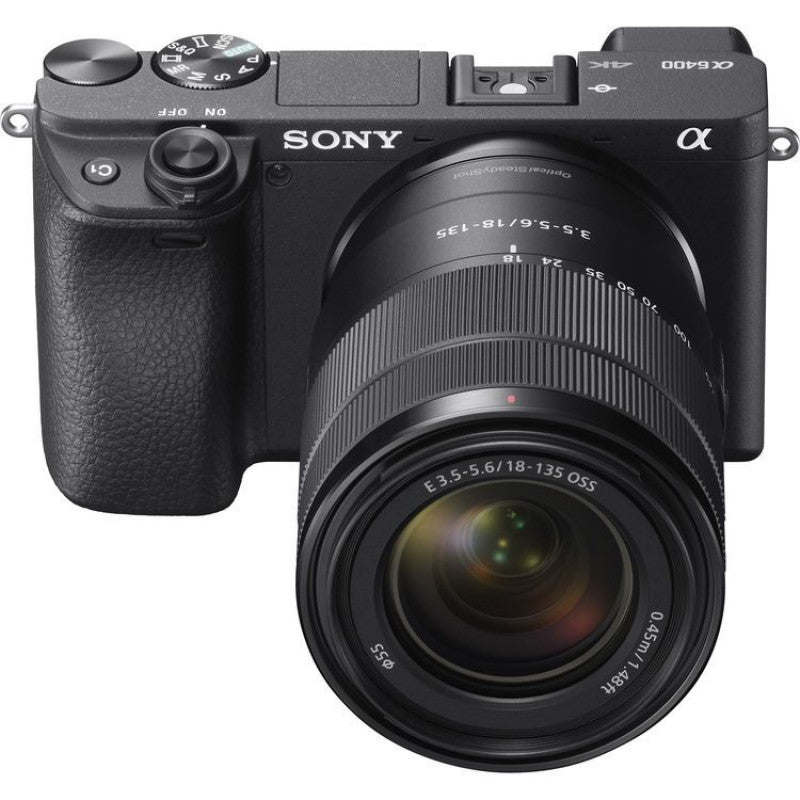 Sony Alpha a6400 Mirrorless Digital Camera + E 18-135mm F3.5-5.6 OSS